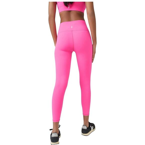 Free people FP Movement Never Better Leggings Color:Hot Pink Sz small - Picture 2 of 7